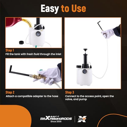 maXpeedingrods 3L Transmission Fluid Pump Transmission Oil Pump Extractor - size: 3L,Manual, 8 Adapters