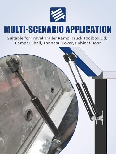 OTUAYAUTO 10 inch Gas Strut - 178N/40Lbs Universal Lift Support - C1609322 Gas Shocks for Tool Box, Truck Cap, Cabinet, RV Door
