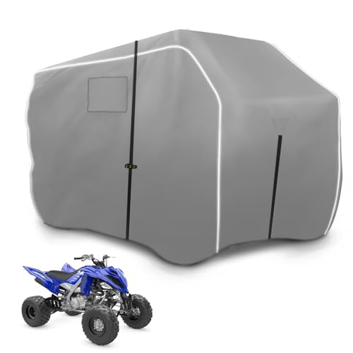 ATV Covers Waterproof Outdoor Heavy Duty, 85" L x 50" W x 42" H, Gray - color: Gray, size: 85"L x 50W" x 42"H