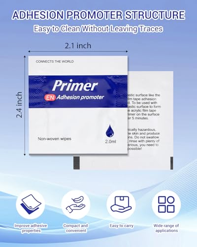 20 Pcs Adhesion Promoter, Double Tape Primer