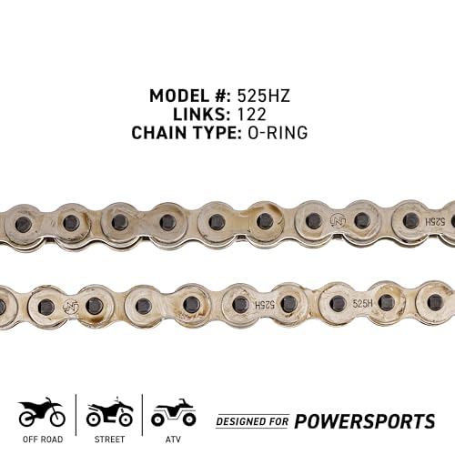 NICHE Drive Sprocket Chain Combo for Honda VT750C VT750CD VT750C2 Front 17 Rear 41 Tooth 525HZ Standard 122 Links - size: Standard Chain
