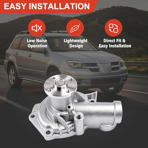 Timing Belt Kit with Water Pump Compatible with Mitsubishi - size: ZSD-005