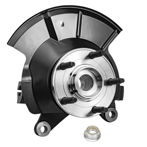 Detroit Axle - FWD Front Right Steering Knuckle CV Axle for 11-14 Ford Edge - size: 2UX48706/Pair