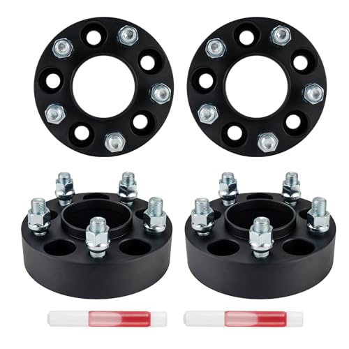 KAC 5x115 Hub Centric Wheel Spacer 1.5 Inch for Charger, 300, Challenger, Magnum, 71.5mm Hub Bore & M14x1.5 Studs, 5 Lug Forged Spacer, 4PCS