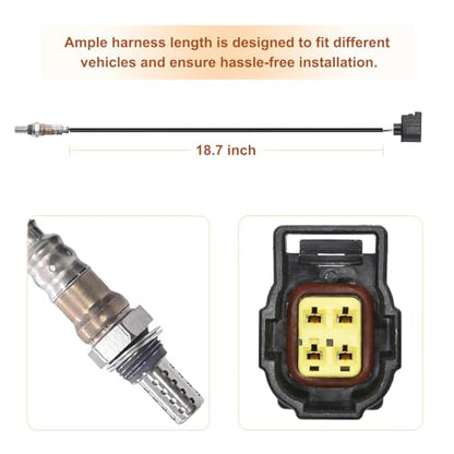 250-24675 Upstream or Downstream O2 Oxygen Sensor for Chrysler Town & Country Pacifica Voyager Sebring Dodge Avenger Caliber Grand Caravan Journey Jeep Wrangler Compass Patriot Routan Mercedes-Benz - size: 250-24675