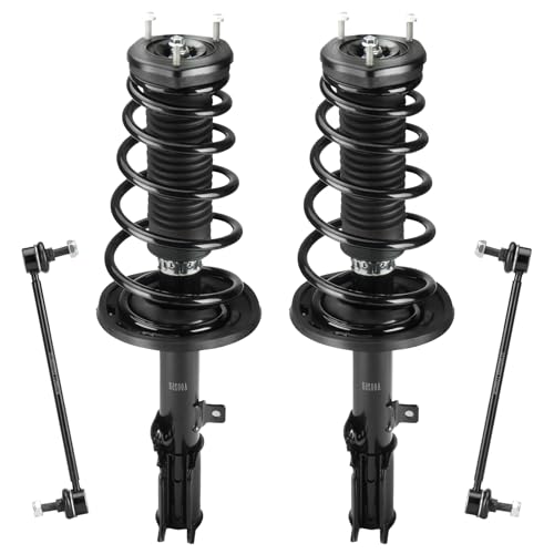 Rear Strut Assembly & Sway Bar Links 2007-2012 Camry Exc. SE Models, for 2008-2012 Toyota Avalon, Shock Absorbers Replace 172309 172310 4PCS - size: 07-12 Rear