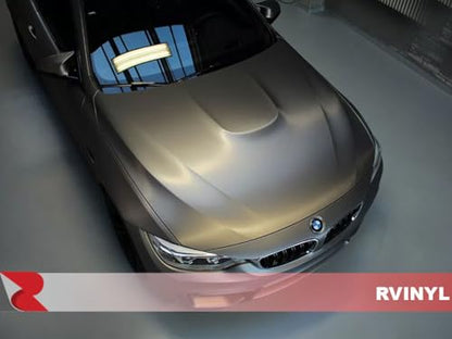 3M 2080 Series BR230 Brushed Titanium Dual Cast 3D Embossed Grained Vinyl - color: Brushed Titanium - 2080 BR230, size: 1ft x 1ft