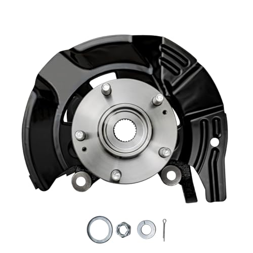 Detroit Axle - FWD Front Right Steering Knuckle & Wheel Hub Bearing CV Axle - size: 2UX47836/Pair