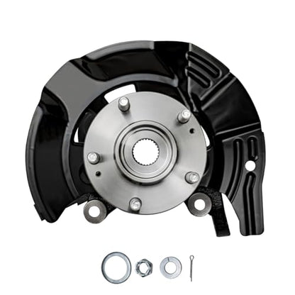 Detroit Axle - FWD Front Right Steering Knuckle & Wheel Hub Bearing CV Axle - size: 2UX47836/Pair