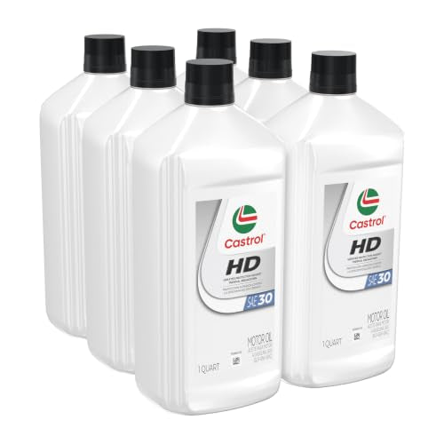 Castrol HD-30 Motor Oil, 1 Quart, Pack of 6