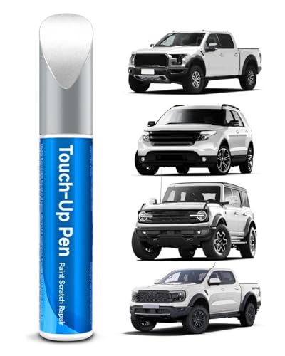 AZ Star White Metallic Tricoat Touch Up Paint Compatible with Ford Exact Match Touch Up Paint Car Scratch Repair - color: Star White Metallic Tricoat(AZ)