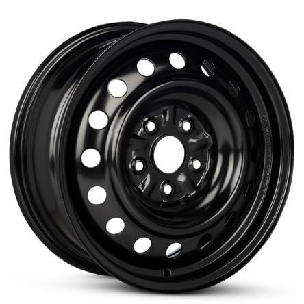 New OEM Replacement Wheel for 2018-2024 Toyota Camry 16x6.5 inch Steel Rim Painted Black Fit 205/65R16 - size: Fits 2018-2024 Toyota Camry - 16x6.5 inch