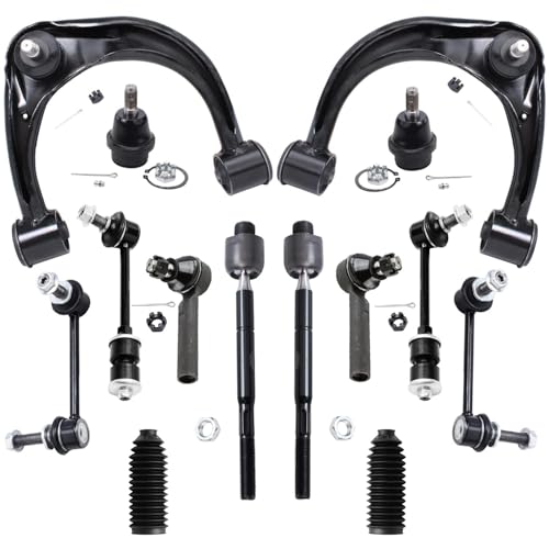 Detroit Axle - Front End 14pc Suspension Kit for 2003-2009 Toyota 4Runner - size: 14CS1300192/14PC