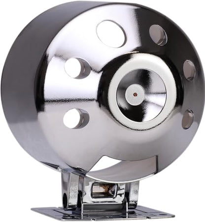 RACETECH 85mm Universal Single Gauge Mounting Cup & Stand – Chrome - color: Chrome, size: 85mm (3-3/8")