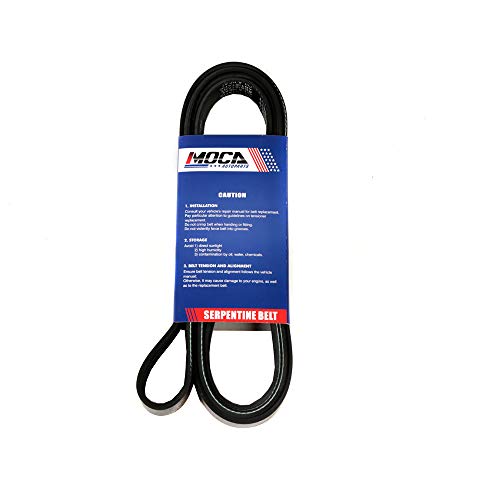MOCA 7PK2285 EPDM Serpentine Belt Fit 05-15 for Toyota Tacoma 2.7L & 93-95 for Jeep Grand Cherokee 5.2L & 93 for Jeep Grand Wagoneer 5.2L - size: 7PK2285