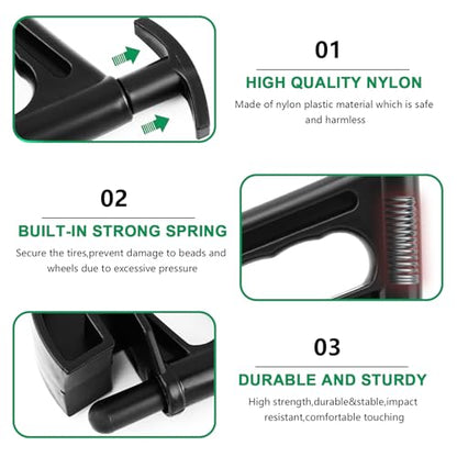 2Pcs Tire Changer Nylon Rim Pry & Universal Bead Clamp Tool