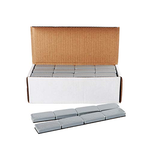 YIZBAP Wheel Weights Gray 1oz, 72 oz/Box, 72pcs, Strong Adhesive - color: Gray