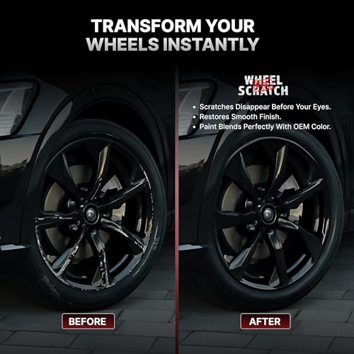 Wheel Scratch Fix® Anthracite Rim Touch Up Paint Wheel Scratch Repair Kit - color: Gray - Anthracite - Kit