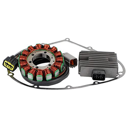 Magneto Stator Rectifier Gasket Set Fit for Kawasaki VN900 Vulcan 900 VN 900 2006-2023, for Kawasaki VN900 Classic 2006-2013, for Kawasaki VN900 Vulcan 900 Custom 2007-2023