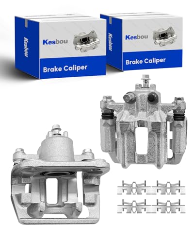 Brake Caliper Set Compatible With Honda CR-V 2007-2016, Crosstour 2.4L/3.5L 2012-2015, Acura RDX 3.5L 2013-2018 with 2PCS Left & Right- Rear Side - size: 70242