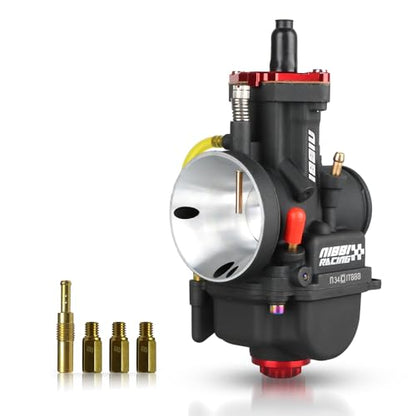 NIBBI Carburetor PWK34 fit Motorcycle Engine with 34mm Carb Jets Motorcycle Engine with Carb Jets for Dirt Bike Mini Bike Pit Bike GY6 ATV - size: PWK34MM