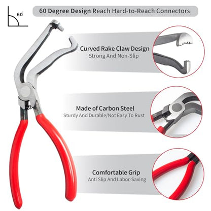 3 PCS Electrical Disconnect Pliers for Cars, Electrical Connector Separator Tool and Automotive Electrical Connector Pliers - style: Electrical Disconnect Pliers Set 4
