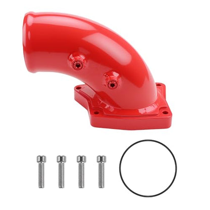 DOCAS Turbo Intercooler Pipe Kit and Intake Elbow, Red - color: Pipes & Elbow - Red