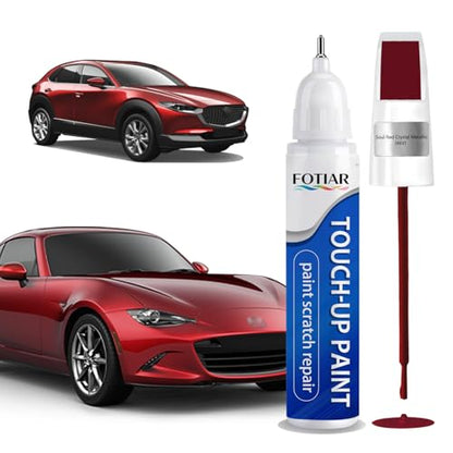 Touch Up Paint for Mazda Soul Red Crystal Metallic 46V Paint Code - color: Soul Red Crystal Metallic(46V)
