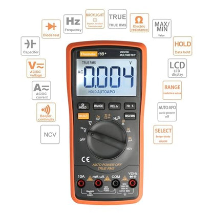 Auto Ranging Digital Multimeter TRMS 6000 - color: Orange