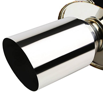 Auto Dynasty 4" Round Catback Exhaust Tip System For 2006-2009 Mitsubishi - color: Round Tip