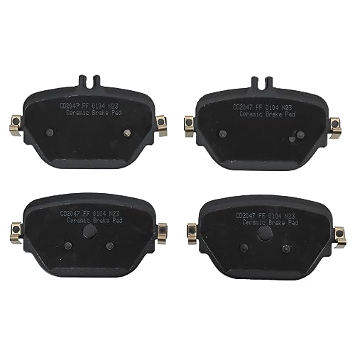 TRQ Rear Brake Pads Ceramic - color: Ceramic, size: BFA11066