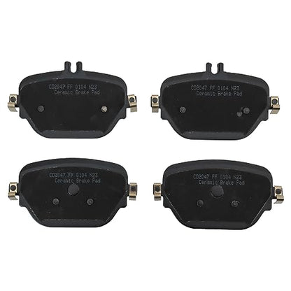 TRQ Rear Brake Pads Ceramic - color: Ceramic, size: BFA11066