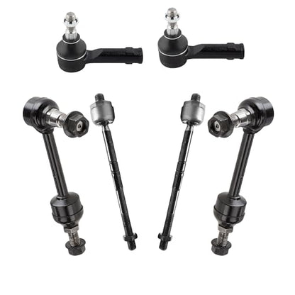 Front End Suspension Kit Tie Rods Inner and Outer Complete Kit, Tie Rod and Sway Bar (For 2004-2005 Ford F-150 4WD) - size: For 2004-2005 Ford F-150 4WD