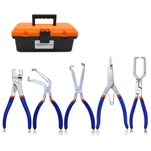 5-Piece Fuel Line Disconnect Pliers Set