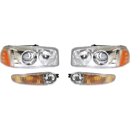 Garage-Pro Headlight KIT For GMC Sierra 1500 2001-2006