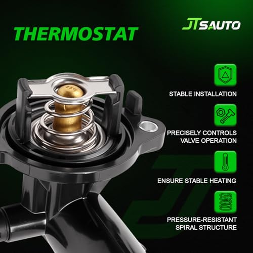 Engine Coolant Thermostat Housing Assembly for Wrangler JK Grand Cherokee - size: 902852