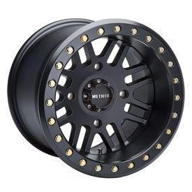 4/136 Method Race Wheels 401 Beadlock Wheel 15x7 4.0 + 3.0 Matte Black for Can-Am Maverick X3 X RC Turbo R 2018