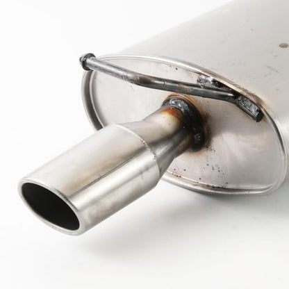1pc Stainless Steel Rear Left Exhaust Muffler for Explorer E37H - size: For 2011-2015 EXPLORER Driver Side