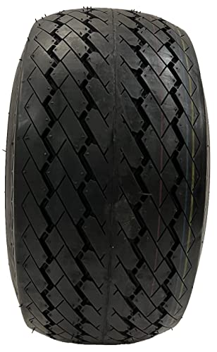 eCustomrim 2-Pack Golf Cart Tires On Rims 18-850-8 18X8.50-8 White 4 Lug - size: Set of 2