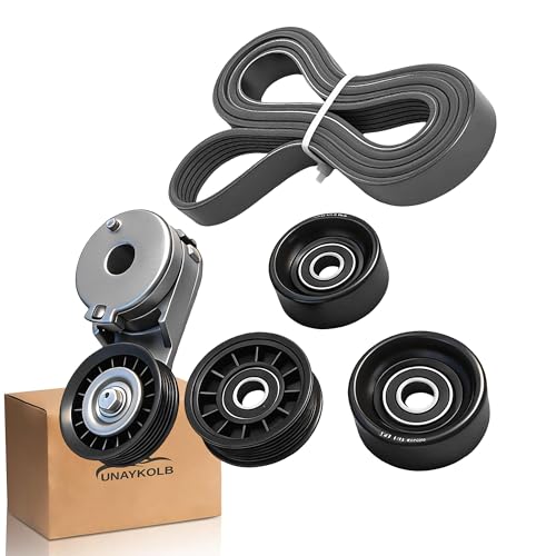 Serpentine Belt Kit With Tensioner And Idler Pulley For Chevrolet Malibu - size: Malibu (04-06), For Pontiac G6 (05-06)