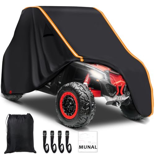 StarknightMT Heavy Duty UTV Cover 2 Seater Waterproof 420D Oxford Windproof - size: 134 x 75 x 62 inches