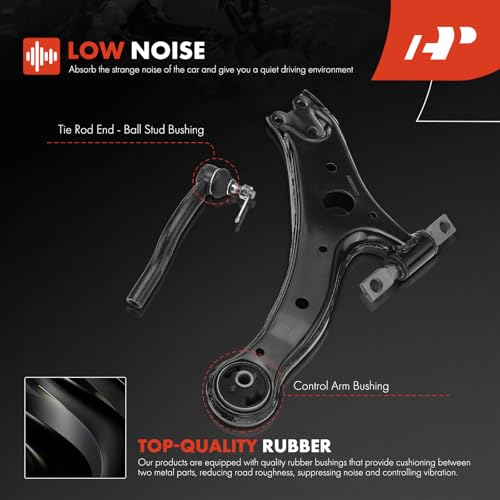 A-Premium 6Pcs Front Suspension Kit, Lower Control Arm, Lower Ball Joint