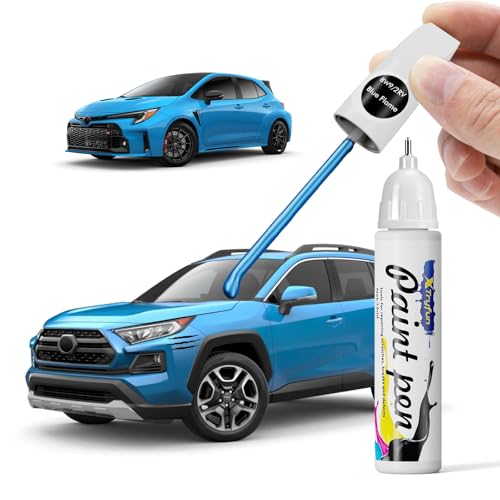 8W9 Blue Flame Touch Up Paint Compatible with Toyota - color: Blue Flame - 8W9