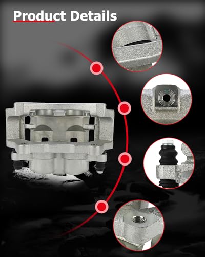 cciyu Rear Right Disc Brake Caliper Assembly With Bracket 18B4894 - size: Rear Right[18B4894]