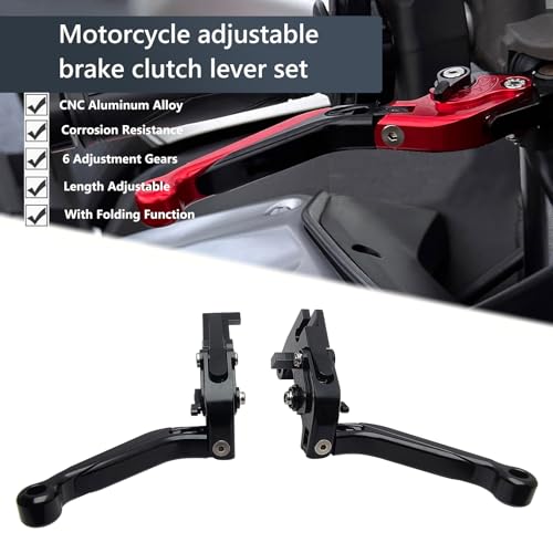 Brake Clutch Levers Replacement for Daytona Trident 660 - color: Black