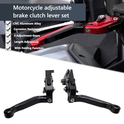 Brake Clutch Levers Replacement for Daytona Trident 660 - color: Black