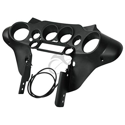 TCT-MT Speedometer Cover Inner Fairing Fit For Harley H-D Touring Electra Street Glide 2008-2013 Harley FLHX FLHTC FLHTCU Models 1996-2007 FLHT FLHTC FLHTCU FLHX - color: Black, size: Inner Fairing