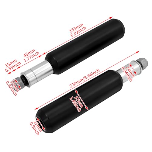 Motorcycle Rear Crash Bar Frame Sliders Frame Sliders Protector Fit for Harley Dyna 2006-2017 Sportster 2004-2022 Black
