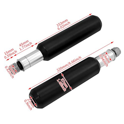 Motorcycle Rear Crash Bar Frame Sliders Frame Sliders Protector Fit for Harley Dyna 2006-2017 Sportster 2004-2022 Black