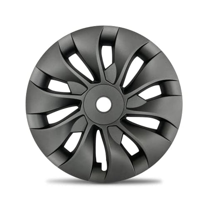Mayde 18-Inch Hub Cap for 2017-2022 Tesla Model 3, Gunmetal, Set of 1 - color: gun metal